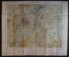 Bundle 14 x Vintage Ordnance Survey Sheet Maps Paper Sheets 1935-1979 Job Lot
