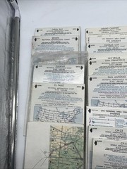 Lot Of 49 NOAA And FAA Sectional Aeronautical Charts Maps USA & World