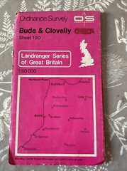 OS Ordnance Survey Landranger Map Sheet 190 Bude & Clovelly First Series 1980