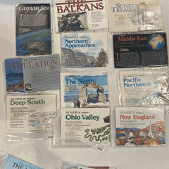 VTG Maps Posters Variety Lot of 78 World Universe Continent Biology Nat Geo READ