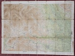 Vintage c.1925 Bartholomew’s Revised Half Inch to Mile – Sheet 6 on cloth (r2942