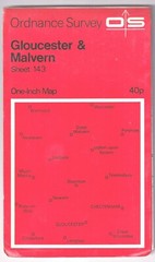 ORDNANCE SURVEY ONE INCH MAP: GLOUCESTER & MALVERN