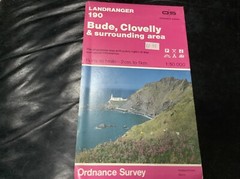 Ordnance Survey Landranger Map🗺️ 190 Bude Clovelly &surrounding area 3rd issue