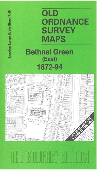 Bethnal Green (East) 1872-94 London Large Scale Sheet 7.48 by Pamela Taylor