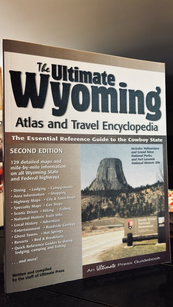 The Ultimate Wyoming Atlas and Travel Encyclopedia 2nd Ed Paperback Travel
