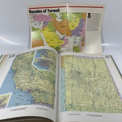 Rand McNally Premier World Atlas New Census Edition Hardcover Vintage Reference