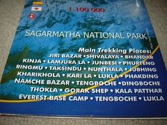 Jiri To Everest Trekking Map 1:100,000