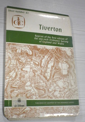 Reprint Of The Ordnance Survey First Edition One Inch Map Sheet 83 TIVERTON