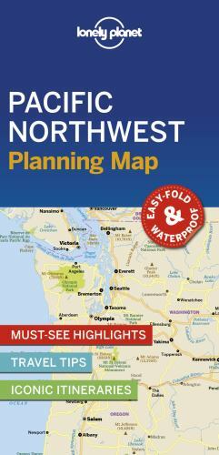 Lonely Planet Pacific Northwest Planning Map, Paperback by Bigg, Margot, Like…