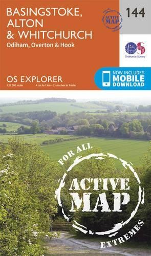 Basingstoke, Alton and Whitchurch (Map) OS Explorer Active Map