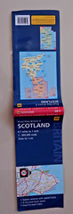 AA Road Map Britain No 9 Scotland Double sided folding Paper Map