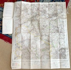 1961 OS Ordnance Survey One Inch Map, of Huddersfield, Sheet 102