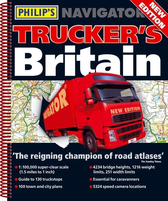 Philip’s Navigator Trucker’s Britain 2013 by Philip’s Spiral bound Book The Fast