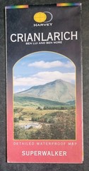 Crianlarich, Ben Lui and Ben More by Harvey Map Services Ltd. (Sheet map, 2000)