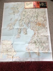 Bartholomews Grand Touring Map Series, sheet 7 – SW Scotland – 1973 – 1:250,000