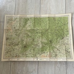 Cambridge Map Bartholomew’s revised half-inch contoured map