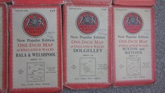 10 OS 1 inch to Mile 1940s 50s 60s CLOTH Great Britain 7th Series Job Lot