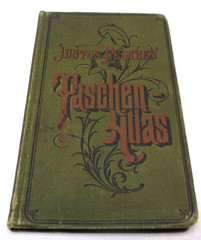 Antigue 1885 Justus Perthes Taschen-Atlas