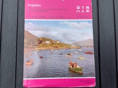 OS Ordnance Survey Landranger Map 124 Dolgellau & surrounding area – 1991