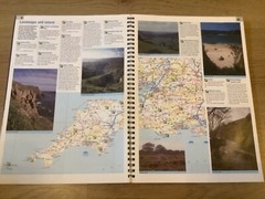 Map & Travel Guide Bristol Bath Job Lot Spiral Bound Book City of Bath Guide Did