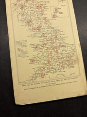 Vintage Ordnance Survey One Inch Map 7th series Cloth Mounted Denbigh 1964