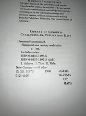 New Century World Atlas Hardcover Hammond World Atlas Corporation