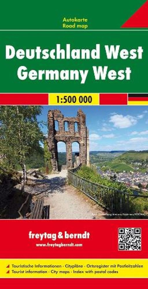 West Germany, Automap 1:500.000 by Freytag-Berndt Map Book