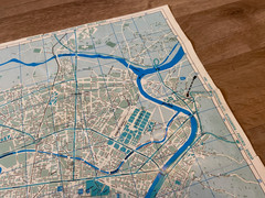 Map Of Torino (Turin) 1983 (German)