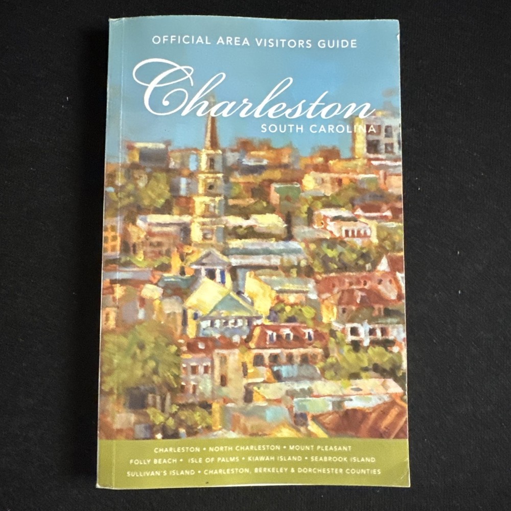 Charleston South Carolina 2025 Official Visitors Guide Book With Map paperback