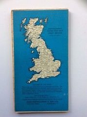 Vintage Cloth Map Bartholomews Revised Half Inch Sheet 17 Cardigan