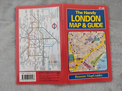 The Handy London Map and Guide, Bensons MapGuides 1997 4th Edition