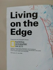 National Geographic Map Earths Fractured Surface & Living On The Edge 1995