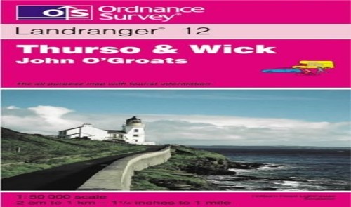 Thurso and Wick, John O’Groats: Sheet 12… by Ordnance Survey Sheet map, folded