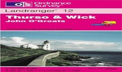Thurso and Wick, John O’Groats: Sheet 12… by Ordnance Survey Sheet map, folded