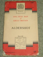 OS Ordnance Survey 1″ Seventh Series 169 Aldershot – 1965 on cloth
