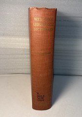 1964 Webster’s Geographical Dictionary Maps Merriam-Webster Hardcover Reference