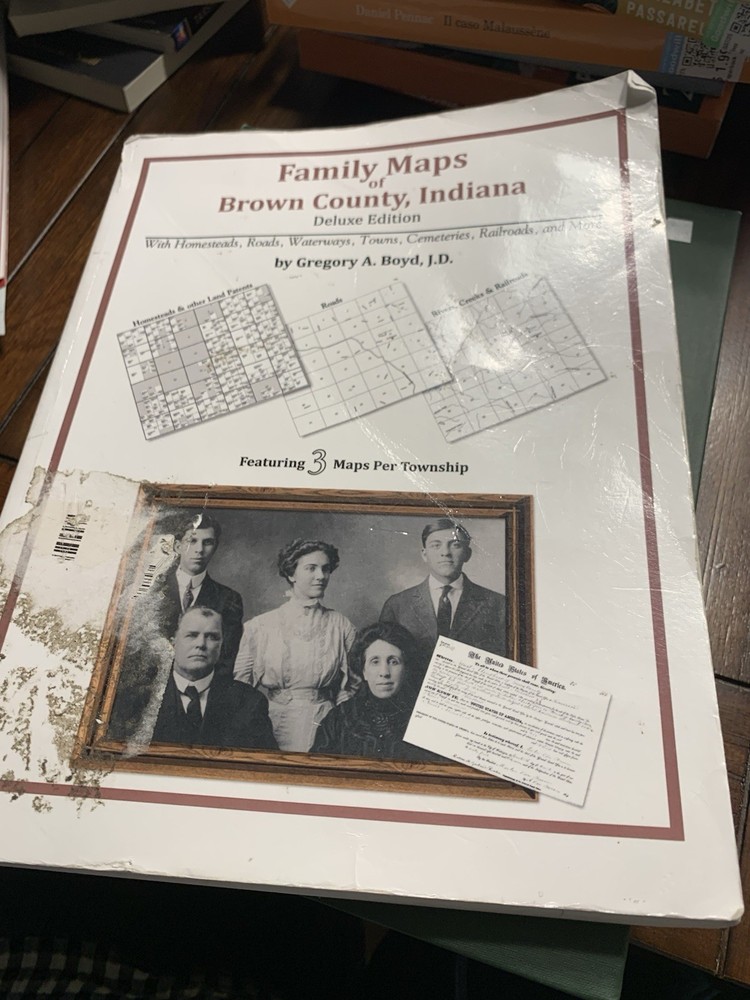 Genealogy Family Maps Brown County Indiana