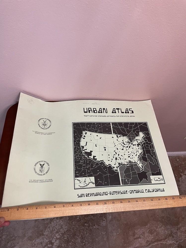 Urban Atlas Tract Data For Standard Meteopolitan Statistical Areas Ontario 1974