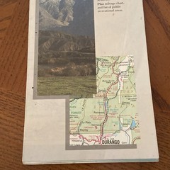 Colorado Road Map. A Gousha Travel Publication. Vintage 1990. Pre Owned.