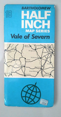 Vale Of Severn Bartholomew Half Inch Map No 18 1973 Folding Paper Map