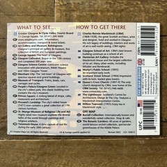 2001 GLASGOW POPOUT MAP – SINGLE MAP – SCOTLAND