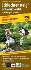 Freytag-Berndt Schluchtensteig Black Forest, Stuhlingen – Wehr (Map) (UK IMPORT)