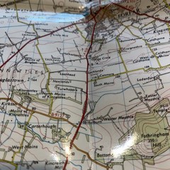Vintage Ordnance Survey Landranger Dundee 1976 Map 54