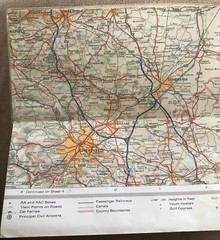 Bartholomew GT Map Series 6 Northern England 1970