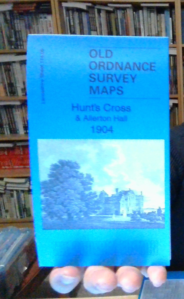 MAP OF Hunt’s Cross & Allerton Hall 1904 Lancashire Sheet 114.09 by Kay Parrott
