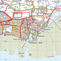 (G111) Map of South West London SW Postcode Sectors, SW London Postcodes