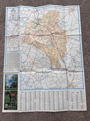 Lexington Kentucky Map Set – AAA 1988 + Visitors Guide – 2 Vintage Road Maps