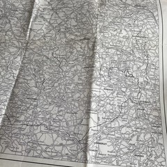 Vintage OXFORD Barrett’s STREET MAP of mid 1970s.