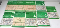 JOB LOT 57 Ordnance Survey Maps bundle British Britain Pathfinder Hiking 4cm-1km