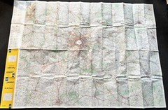 France – Michelin 1:200,000 Map – Ile de France/Paris Region – Sheet 237 – 1981